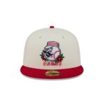 Cincinnati Reds Day of the Dead Sugar Skull Mascot 59FIFTY Fitted Hat - Image 2