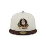 San Diego Padres Day of the Dead Sugar Skull Mascot 59FIFTY Fitted Hat - Image 2