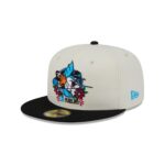 Miami Marlins Day of the Dead Sugar Skull Mascot 59FIFTY Fitted Hat - Image 3