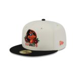 Baltimore Orioles Day of the Dead Sugar Skull Mascot 59FIFTY Fitted Hat - Image 3