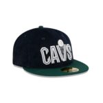 Just Caps Plaid Interior Cleveland Cavaliers Retro Crown 59FIFTY Fitted Hat - Image 3