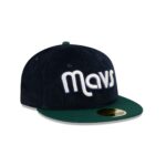 Just Caps Plaid Interior Dallas Mavericks Retro Crown 59FIFTY Fitted Hat - Image 3