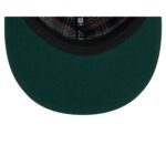 Just Caps Plaid Interior Dallas Mavericks Retro Crown 59FIFTY Fitted Hat - Image 8