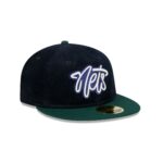 Just Caps Plaid Interior Brooklyn Nets Retro Crown 59FIFTY Fitted Hat - Image 3