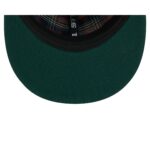 Just Caps Plaid Interior Memphis Grizzlies Retro Crown 59FIFTY Fitted Hat - Image 7