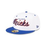 Malbon x New York Knicks White 59FIFTY Fitted Hat - Image 3
