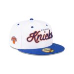 Malbon x New York Knicks White 59FIFTY Fitted Hat