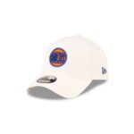 Malbon x New York Knicks Chrome White 9FORTY A-Frame Snapback Hat
