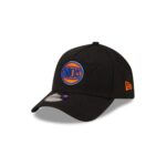 Malbon x New York Knicks Black 9FORTY A-Frame Snapback Hat