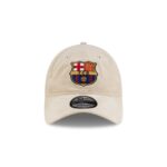 FC Barcelona Stone Corduroy 9TWENTY Adjustable Hat - Image 2