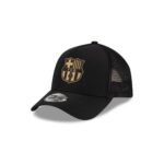 FC Barcelona Black & Gold 9FORTY A-Frame Trucker Hat