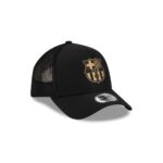 FC Barcelona Black & Gold 9FORTY A-Frame Trucker Hat - Image 3
