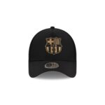 FC Barcelona Black & Gold 9FORTY A-Frame Trucker Hat - Image 2