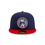Columbus Blue Jackets Navy & Scarlet 59FIFTY Fitted Hat - Image 2