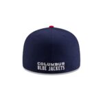 Columbus Blue Jackets Navy & Scarlet 59FIFTY Fitted Hat - Image 6