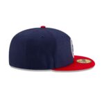 Columbus Blue Jackets Navy & Scarlet 59FIFTY Fitted Hat - Image 5