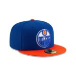 Edmonton Oilers Royal Blue & Orange 59FIFTY Fitted Hat - Image 3