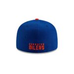 Edmonton Oilers Royal Blue & Orange 59FIFTY Fitted Hat - Image 6