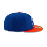Edmonton Oilers Royal Blue & Orange 59FIFTY Fitted Hat - Image 5