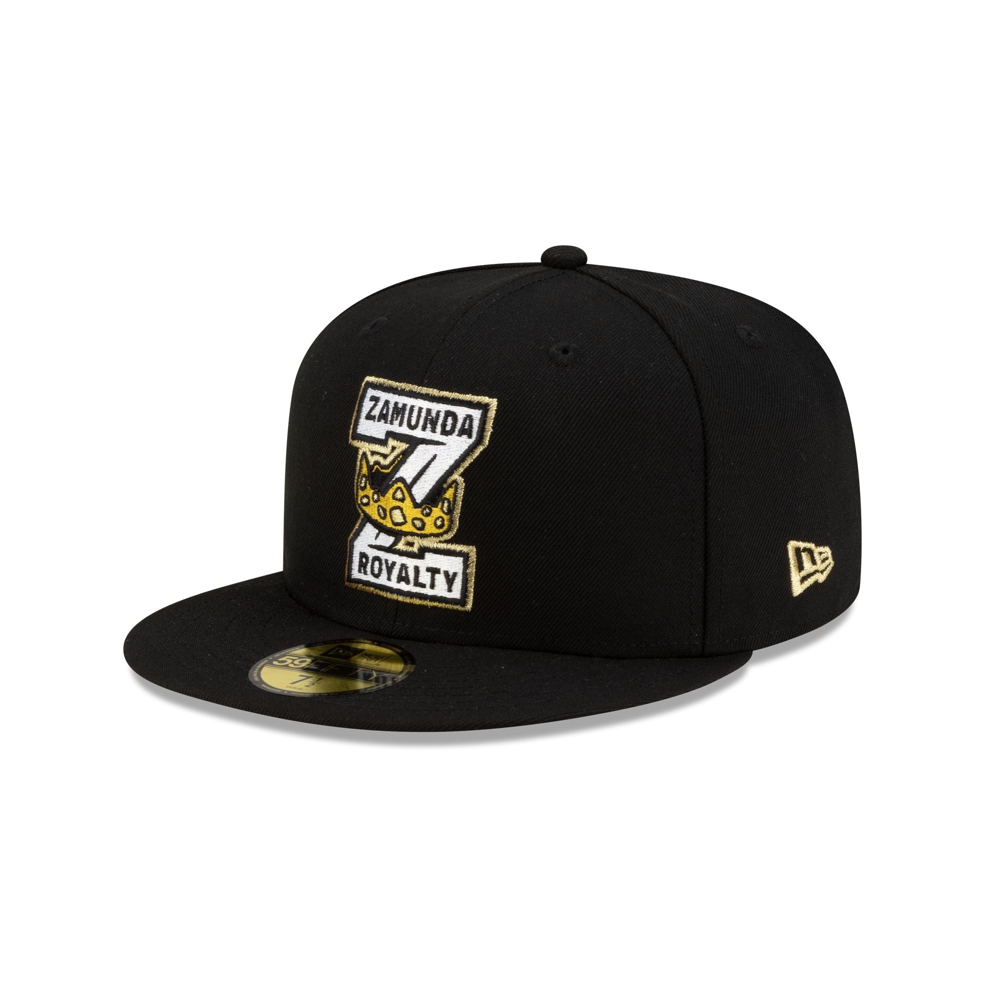 70969388_59FIFTY_AUG_GCP25_CTA_BLACK_3QL Coming to America Zamunda Royalty 59FIFTY Fitted Hat - Image 1