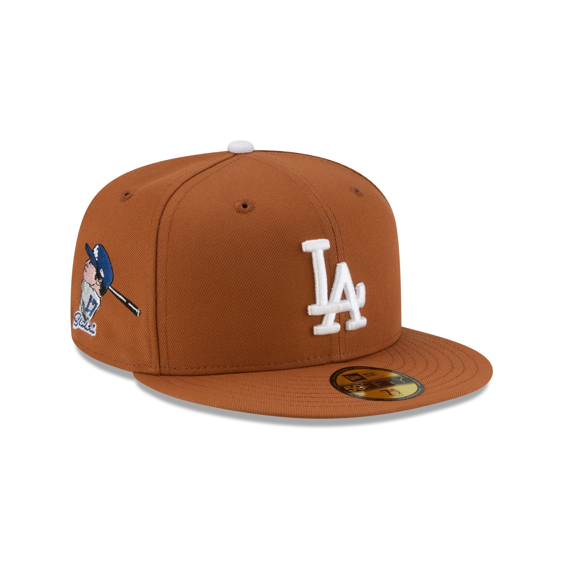 70971217_59FIFTY_OHTANI_LOSDOD_TIRAMISU_3QR Los Angeles Dodgers Shohei Ohtani Tiramisu 59FIFTY Fitted Hat - Image 1
