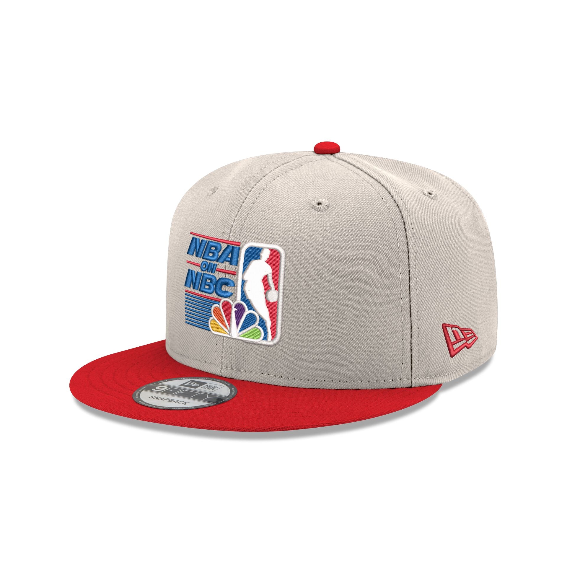 71008047_9FFITY_950_20NBALOG_20NBC_20CHROME_NBALOG_CHRM_3QL NBA on NBC Chrome 9FIFTY Snapback Hat - Image 1